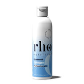 Rho Nutrition Liposomal Collagen Peptides vanilla bottle promoting hydration and elasticity.