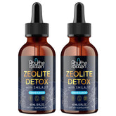 Rhytherolixian Zeolite Detox Drops bottle highlighting grape flavor for daily wellness