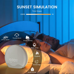 RICIAL 10000-lux therapy light in bright daylight setup for energized starts.