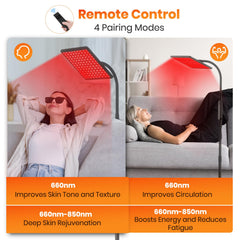 RICIAL red light therapy suitable for face and body applications at home.