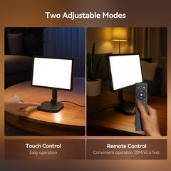 RICIAL sun lamp offers six timer settings for convenient sessions