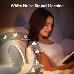RICIAL Wake Up Light dual alarms help couples wake on different schedules.