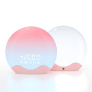 RICIAL Wake Up Light demonstrating sunrise simulation for a gentle, natural wake