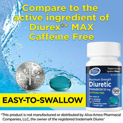 RIGHT REMEDIES diuretic softgels easy swallow closeup showing compact size