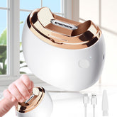 RIRC electric nail clipper front view with ergonomic grip for precise trimming