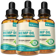 RiRywony Health oil drops bottle closeup highlighting purity from CO2 extraction.