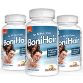 Rise-N-Shine BoniHair catalase bottle for daily hair vitality support