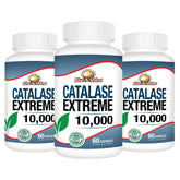 Rise-N-Shine Catalase Extreme bottle front for daily hair vitality support.
