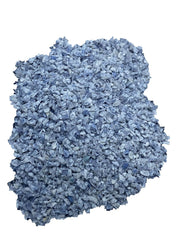 Rise Perspective Blue Quartz Crystal under 2mm for grounding and meditation.