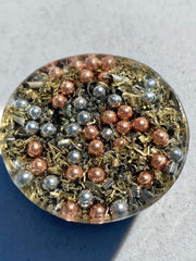 Rise Perspective Malachite Orgone Generator blue kyanite supports clarity and balance