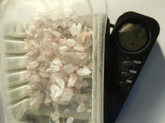 Rise Perspective Pink Rose Quartz packaging 1oz shows premium crystals for art.