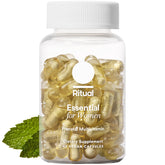 Ritual Essential for Women Prenatal Multivitamin bottle promotes daily prenatal nutrition support