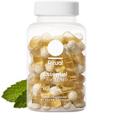 Ritual Multivitamin Men 50+ packaging highlights a traceable vegan formula and daily use benefits.