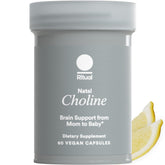 Ritual Natal Choline bottle with capsules for prenatal brain support