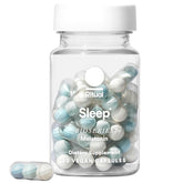 Ritual Sleep BioSeries Melatonin bottle promotes a calm bedtime routine.