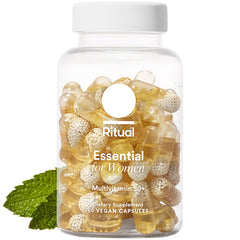 Ritual Women 50+ multivitamin bottle with mint for daily bone support