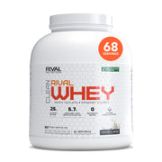 Rival Nutrition Clean Rival Whey Cookies & Cream tub ready for post workout use