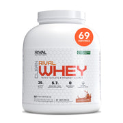 RIVAL NUTRITION Clean Rival Whey Salted Caramel powder tub for lean muscle support