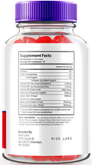 Rize Labs Metabolix Keto Plus ACV Gummies bottle top close-up on label.