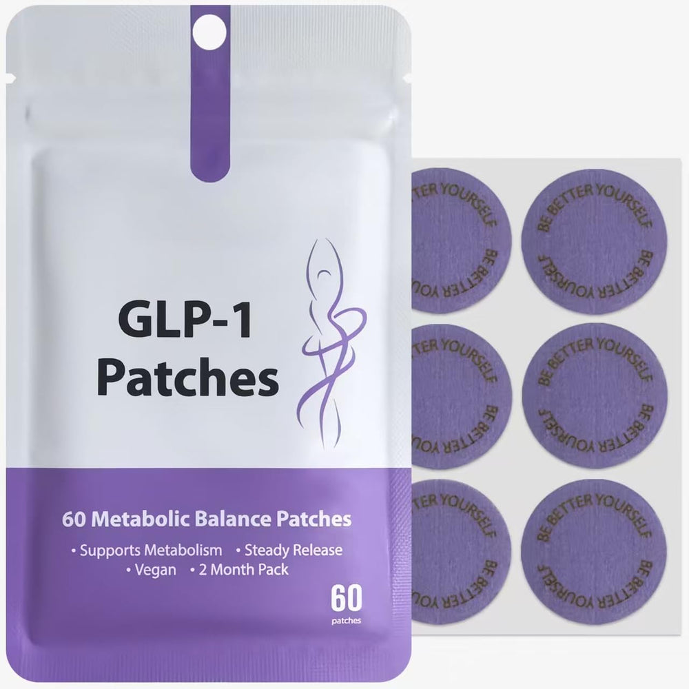 RJJSYXY GLP-1 patches applied on skin for steady daytime support.