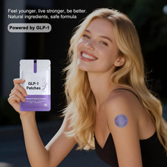 RJJSYXY GLP-1 patches used during morning routine for convenient wellness.