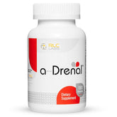 RLC Labs a-Drenal bottle front showing adrenal support blend for balance
