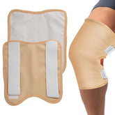 ROBOHOOK Castor Oil Knee Wrap on knee for comfortable daily wear and targeted coverage.