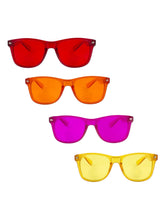 RobRia Color Therapy Glasses Red Lens for energizing focus and mood