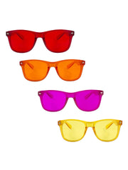 RobRia Color Therapy Glasses Red Lens for energizing focus and mood