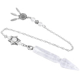 Rockcloud Arrow Crystal Pendulum for dowsing and meditation.