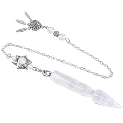 Rockcloud Arrow Crystal Pendulum for dowsing and meditation.