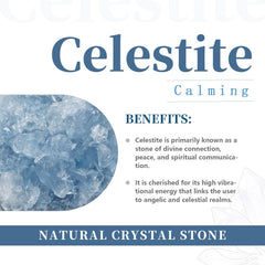 Rockcloud blue celestite cluster, close-up detail highlighting natural texture for collectors.