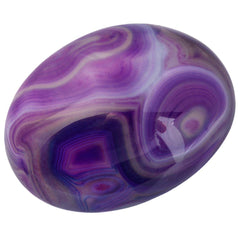 Rockcloud purple agate palm stone designed for pocket carry and daily ease.