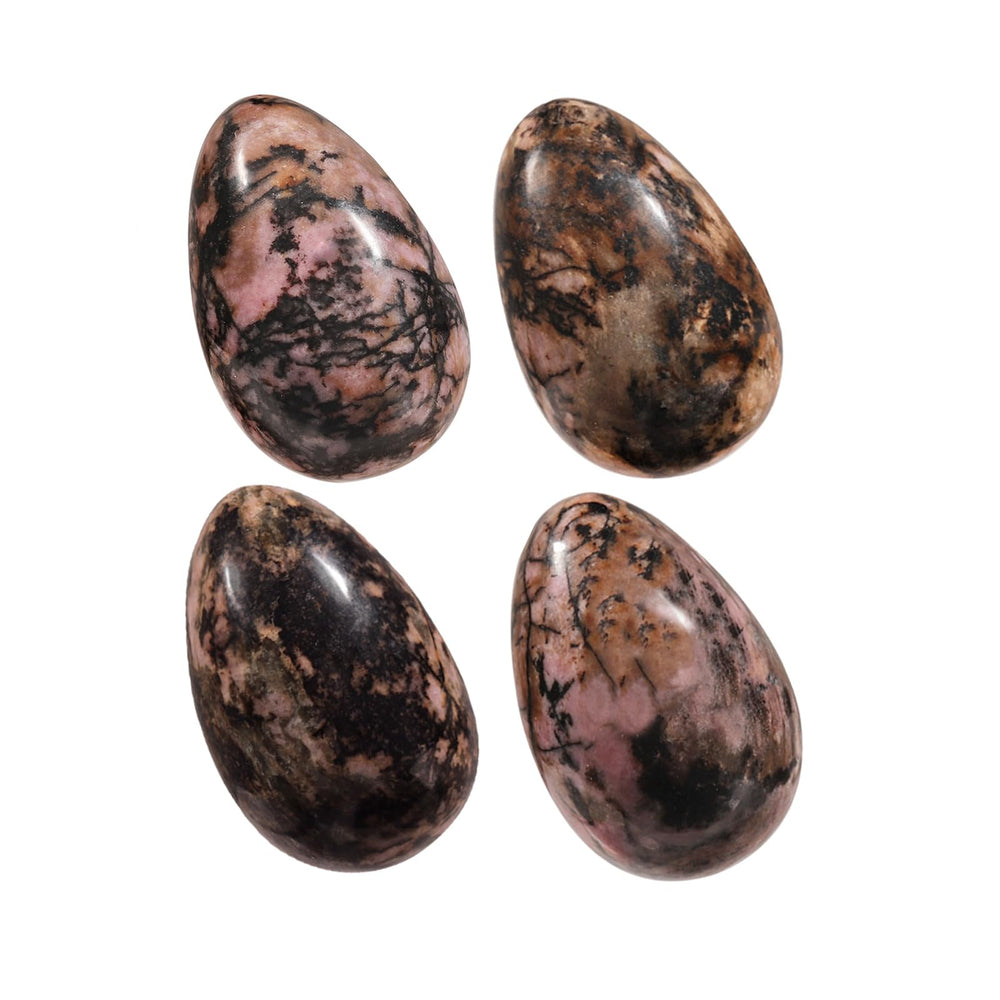 Rockcloud polished egg stone pocket for calming tactile relief on the go