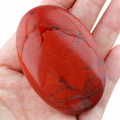 Rockcloud red jasper closeup showing natural polish and color