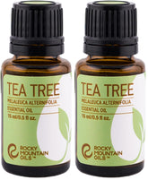 Rocky Mountain Oils Tea Tree oil bottle pour for diffuser aromatherapy and fresh aroma