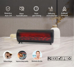 Romanplux Flame Fireplace Diffuser ambient flame colors set a warm mood