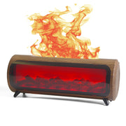 romanplux flame fireplace diffuser front view for cozy ambience in living spaces