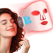 ROMISA red-light therapy mask with full-face LED coverage for convenient home skincare