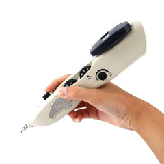 Romonacr meridian massage pen handheld-use, easy point targeting during desk breaks.