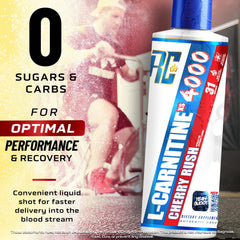 L-Carnitine XS 4000 Liquid label mentions pantothenic acid supports normal metabolism.