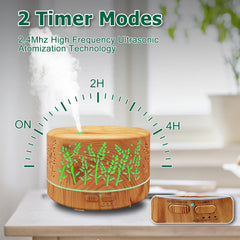 Roonbo diffuser with seven color lights creates ambience in any room.