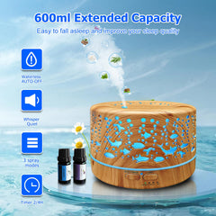 Roonbo wood-grain diffuser adds decor and humidification
