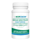 Rootcology broad-spectrum enzymes chewable tablet supports digestion and nutrient absorption.