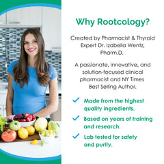 Rootcology fats and carbohydrates breakdown enzymes support balanced meals.