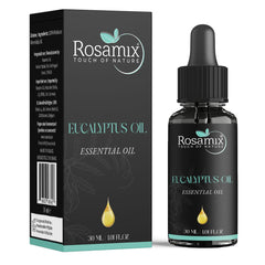 Rosamix Pure Eucalyptus Oil bottle for refreshing aromatherapy and quick scent boost.