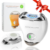 ROVLET electric nail clippers with LED light for precise trimming in low light