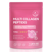 RSGRT Multi Collagen Peptides Powder bottle shown for daily use in smoothies and coffee.