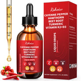Rshoiw Cayenne Pepper Drops bottle shown for daily wellness routine
