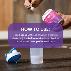 Creamy-looking mix poured into glass demonstrates easy hydration during training.